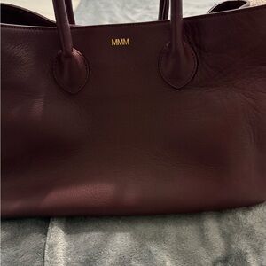 Women's Burgundy Leather Bag